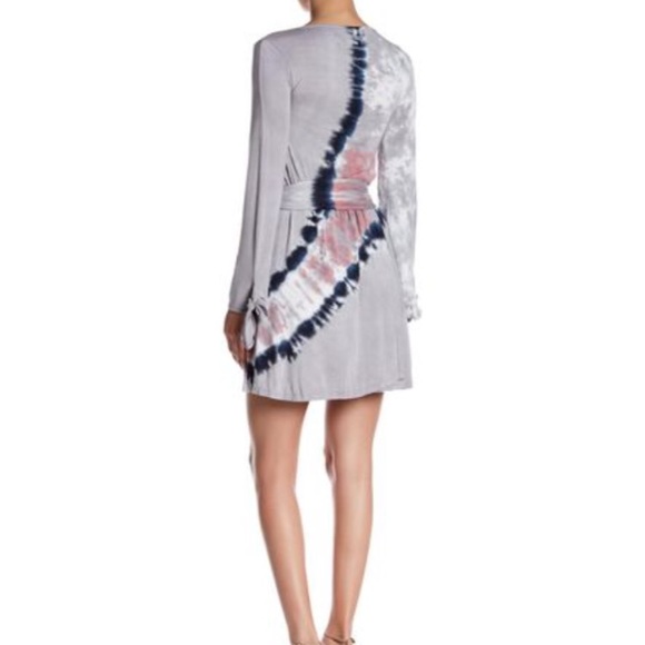 Go Couture Ivory Taupe Cedar Swirl Dress - Picture 2 of 6